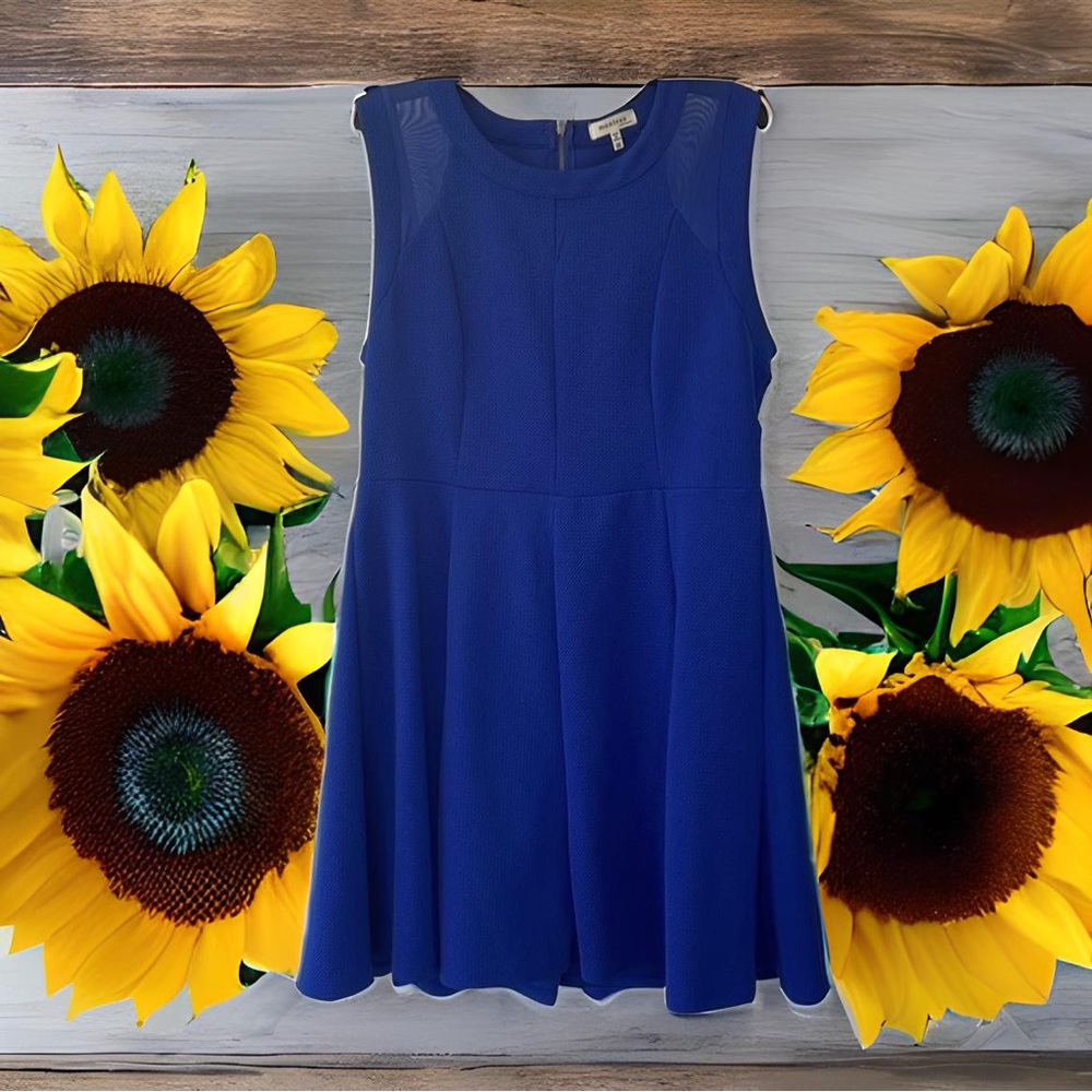 Monteau Woman Blue Casual
Fit & Flare Stretch Dress by Evan Picone 2XL